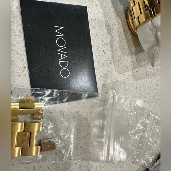 Movado gold and diamond watch. - Picture 4 of 12